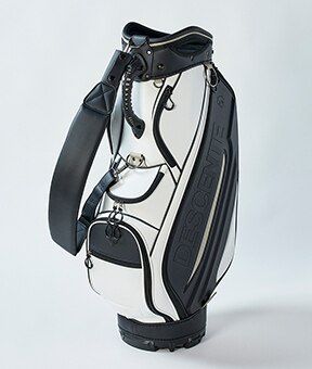 デサントゴルフホワイトゴルフバッグ・キャディバッグ デサント