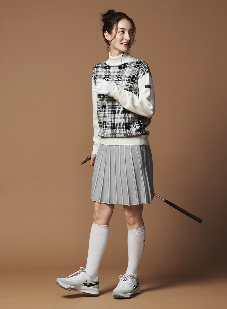 JUN&ROPE ダイヤモンドパターン ゴルフウェアセット JUN&ROPE ダイヤモンドパターン ゴルフウェアセット