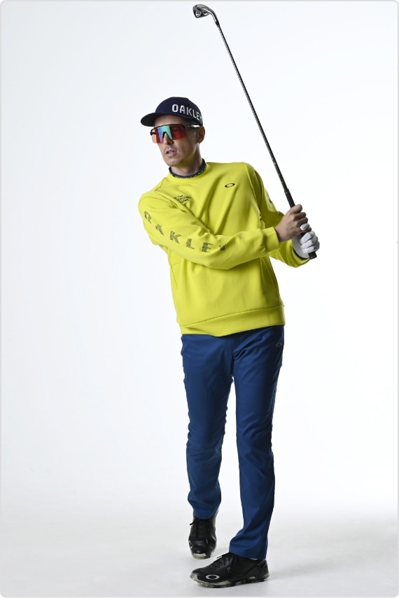 サイズ：L OAKLEY オークリー  長袖トレーナー スカル  ブルー系 [240101493052] ゴルフウェア メンズ ストスト OAKLEY オークリー 長袖トレーナー スカル ブルー系 L ゴルフ