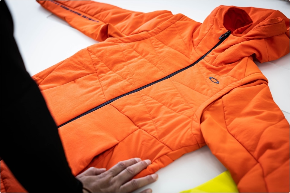 Oakley オレンジ 2WAYジャケット