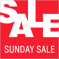 本日24時までお買い得！サンデーセール