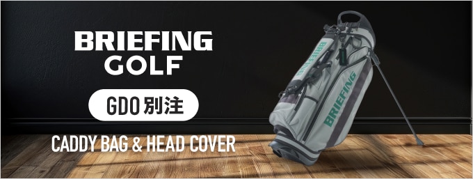 GDOでしか手に入らない別注モデル！ブリーフィングキャディバッグ＆ヘッドカバー