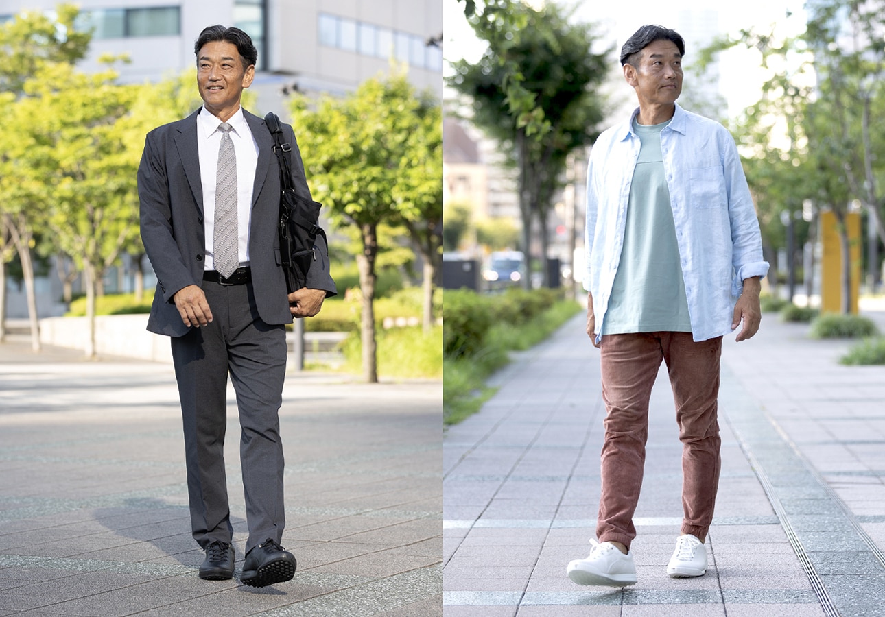 コースもオフコースも気軽に履けてストレスフリー エコーらしさ満載の