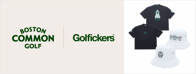 ボストンコモンゴルフとゴルフィッカーズがタッグを組んだ、注目のコラボグッズが登場