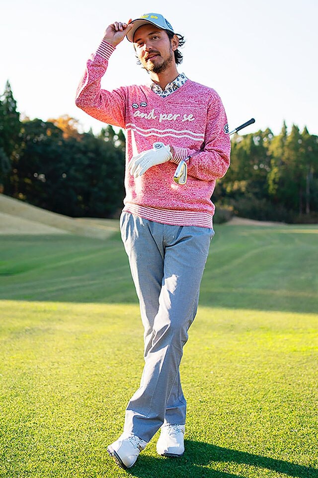 新品 Rosasen ロサーセン ゴルフ 高機能性とデニムライクなカラーが