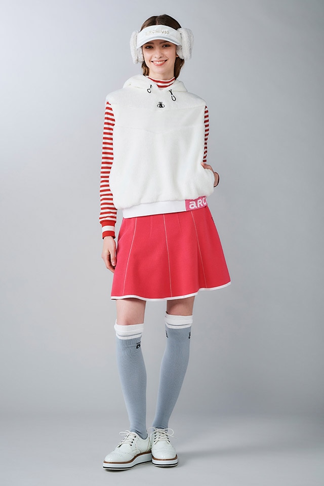 セール・アウトレット】ストライプ柄スカート レディス(スカート