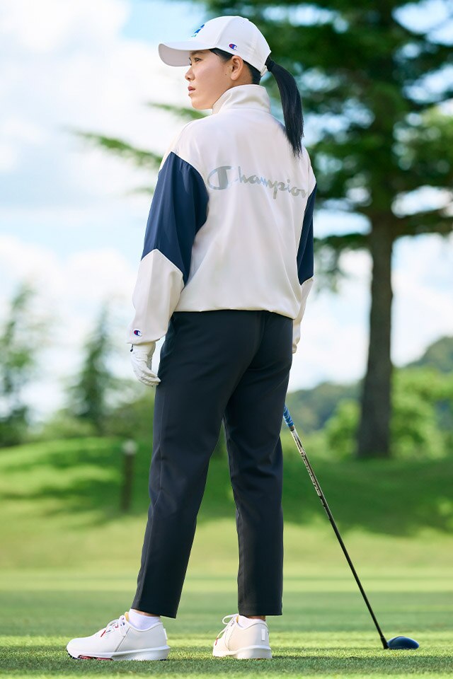 サイズ：LARGE CHAMPION GOLF チャンピオンゴルフ 裏起毛 ニットスカート ネイビー系 [240101595195] ゴルフウェア レディース ストスト CHAMPION チャンピオンゴルフ(Champion 通販 |チャンピオンゴルフ Champion キャディ