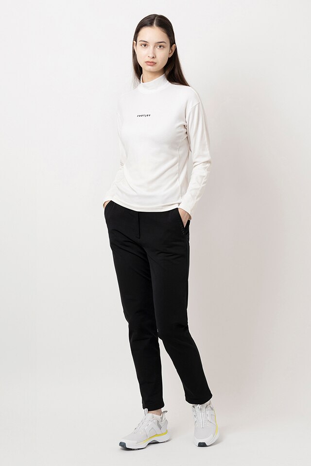 【フットジョイ】編地切替バイカラー半袖セーターポロ フットジョイ】編地切替バイカラー半袖セーターポロ 編地切替バイ