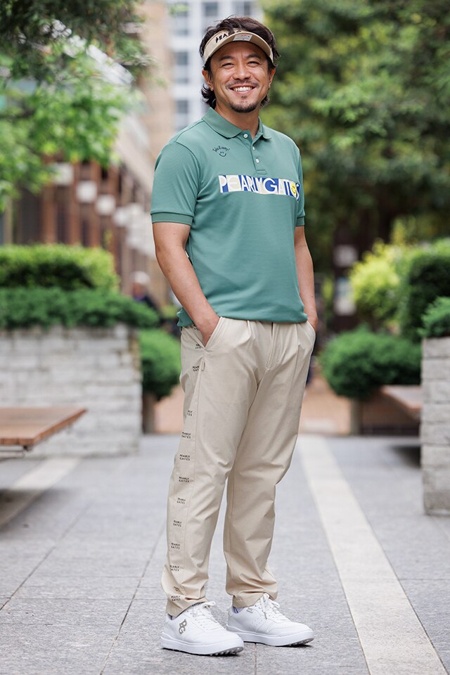 パーリーゲイツ ゴルフウェア スラックス 春 夏 35th T/Cルアン
