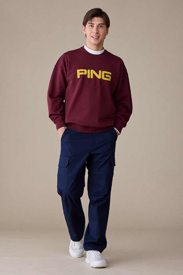 PING ゴルフウェア メンズ スニードジャック 未使用タグ付 L、ブルゾン PING ブルゾン アウター 「PING APPAREL」2WAYスニードジャック