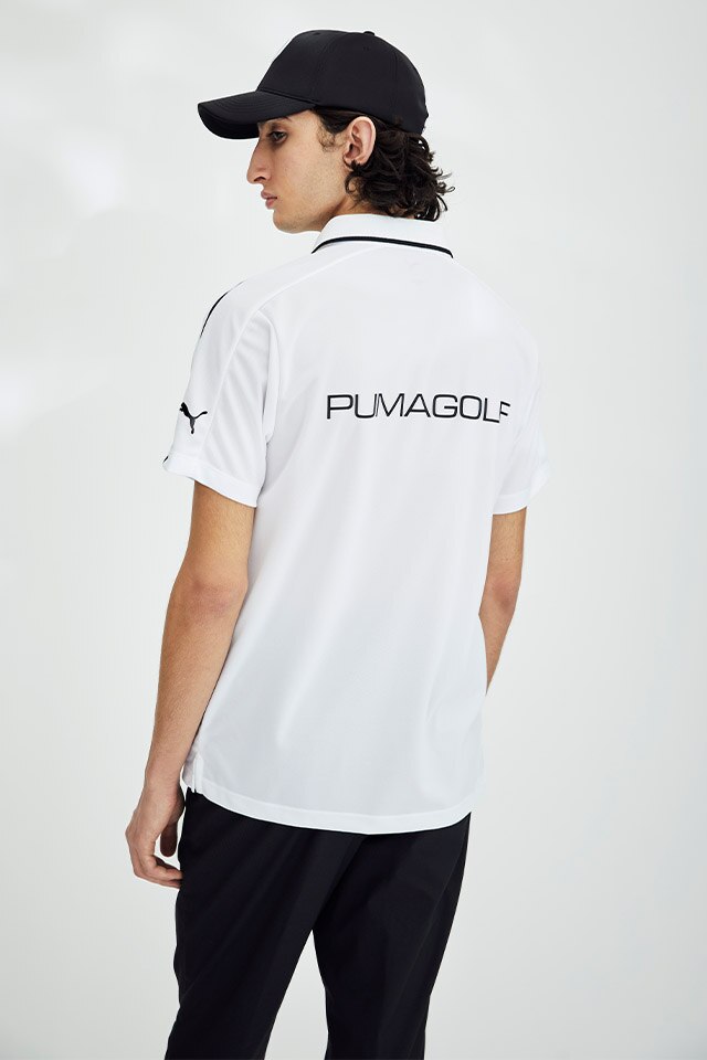 TANGRAM タングラム　PUMA ゴルフウェア golf ポロシャツ　長袖 PUMA公式】メンズ PUMA x TANGRAM 長袖 ポロシャツ