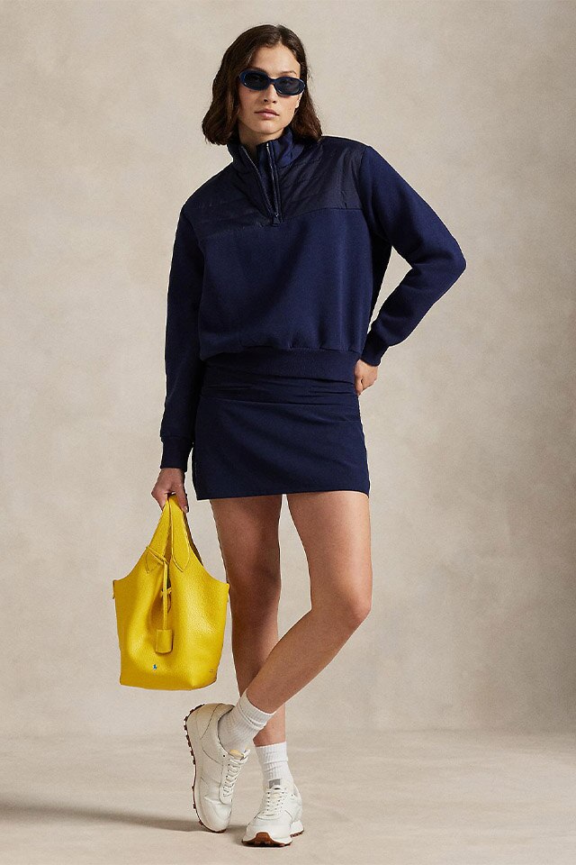 RLX ケーブル クォータージップ 長袖ポロシャツ レディス(長袖シャツ