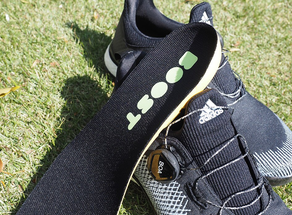 adidas - adidasスパイクレスゴルフシャープ フォージファイバー ボア ブラック アディダスゴルフ、糸による高いフィット感を実現。次世代