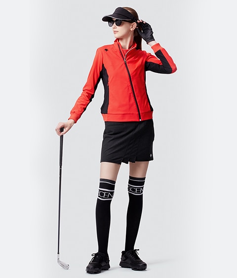 高機能【Titleist 】 ストレッチジャケット M 赤 ゴルフ ダブルジップ 高機能【Titleist 】 ストレッチジャケット M 赤 ゴルフ ダブル