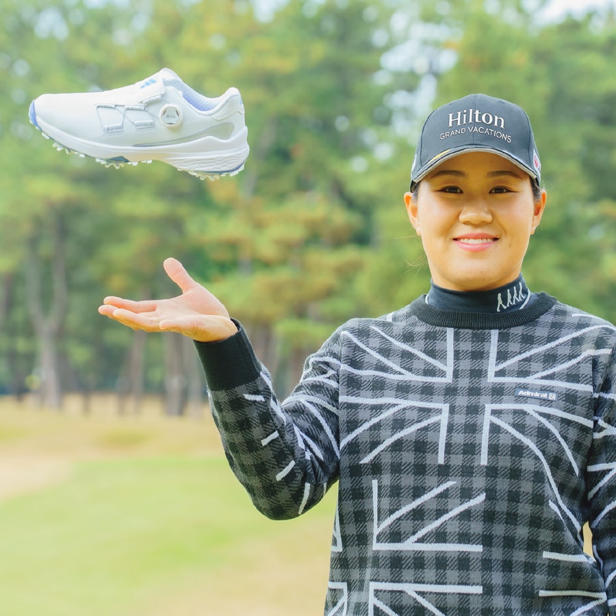 アディダスゴルフ　adipure TP 27cm 白ネイビー　本革ハンドメイド snkrs-aclo_ad-id5003