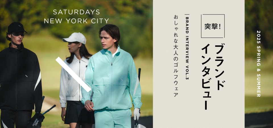 【定価24,200円】Saturdays New York Cityゴルフウェア SATURDAYS NEW YORK CITY（サタデーズ ニューヨークシティ
