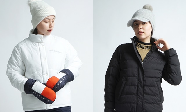 ゴルフウェア【Resurrection】パデットニットスカート L 1月2月】真冬