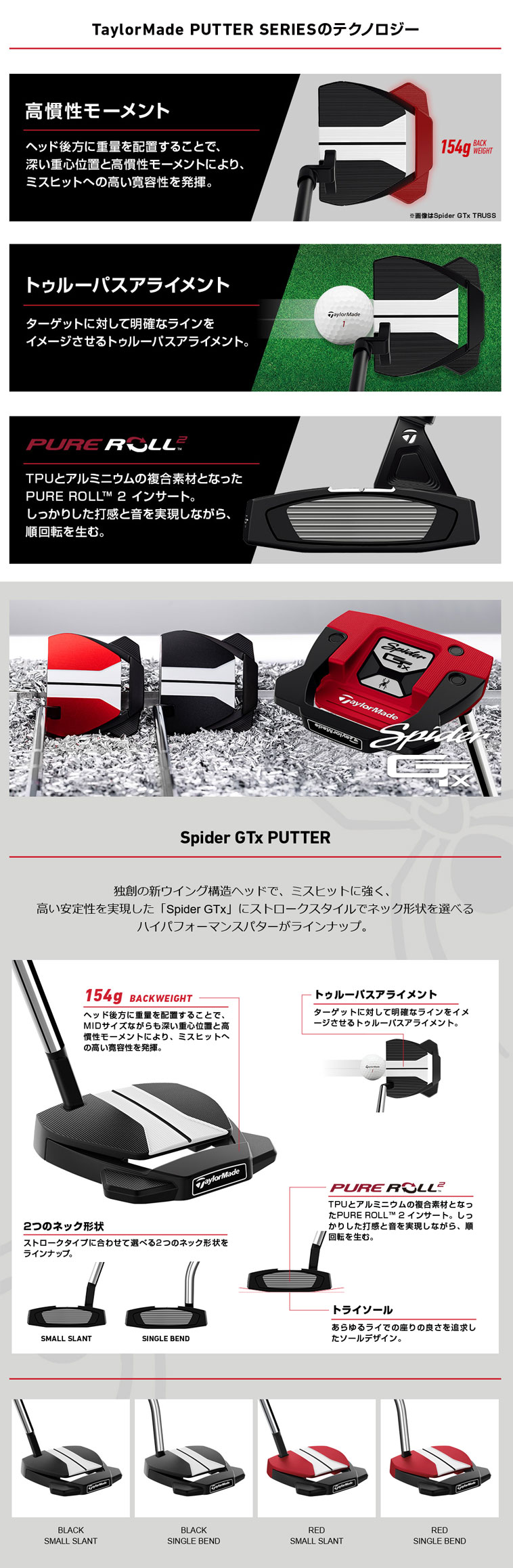 スパイダー GTx パター