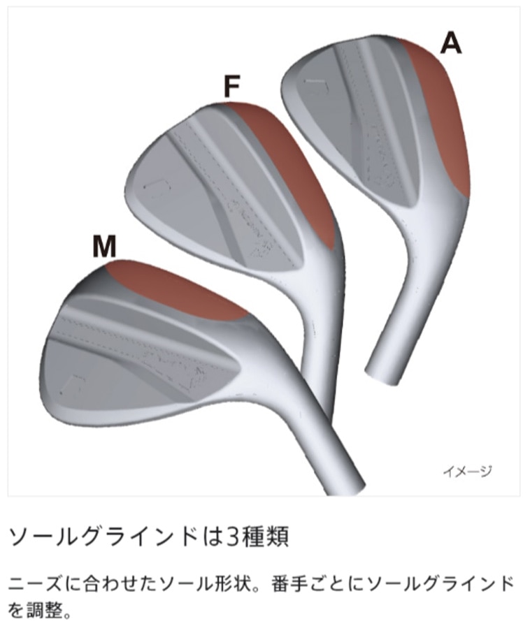 BITING SPIN ウェッジ N.S.PRO MODUS3 TOUR 105／115／120(ウェッジ